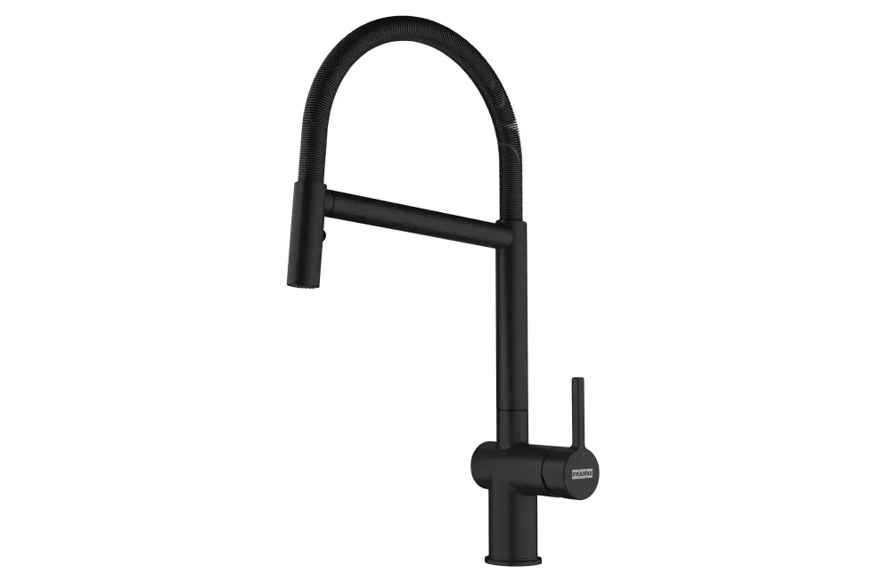 Rubinetto Cucina Estraibile Active Semi Pro 2 Getti MB Nero Opaco Franke 115.0653.409