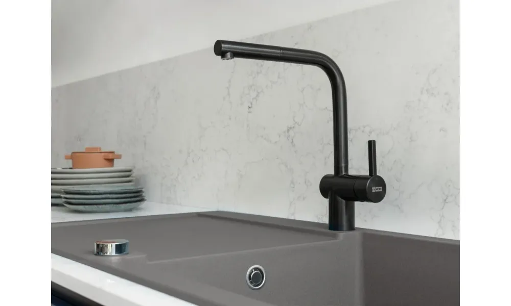 Rubinetto da cucina estraibile Atlas Neo Black Franke 115.0550.427
