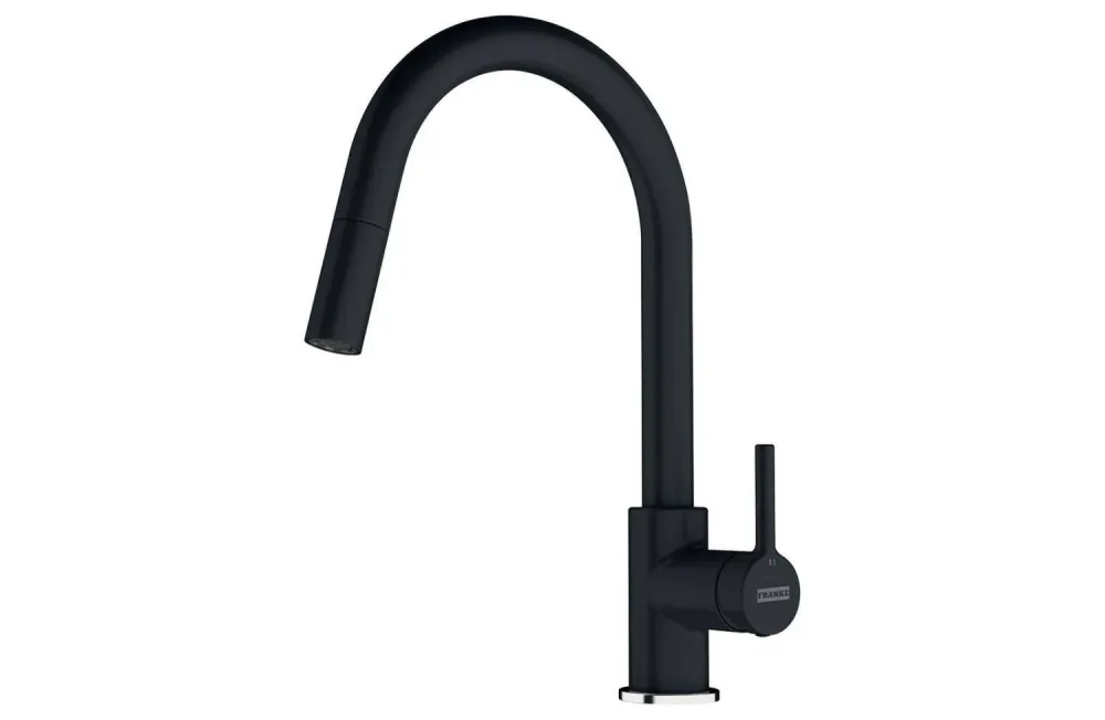 Rubinetto Cucina Estraibile Lina Nero Opaco Franke 115.0626.053