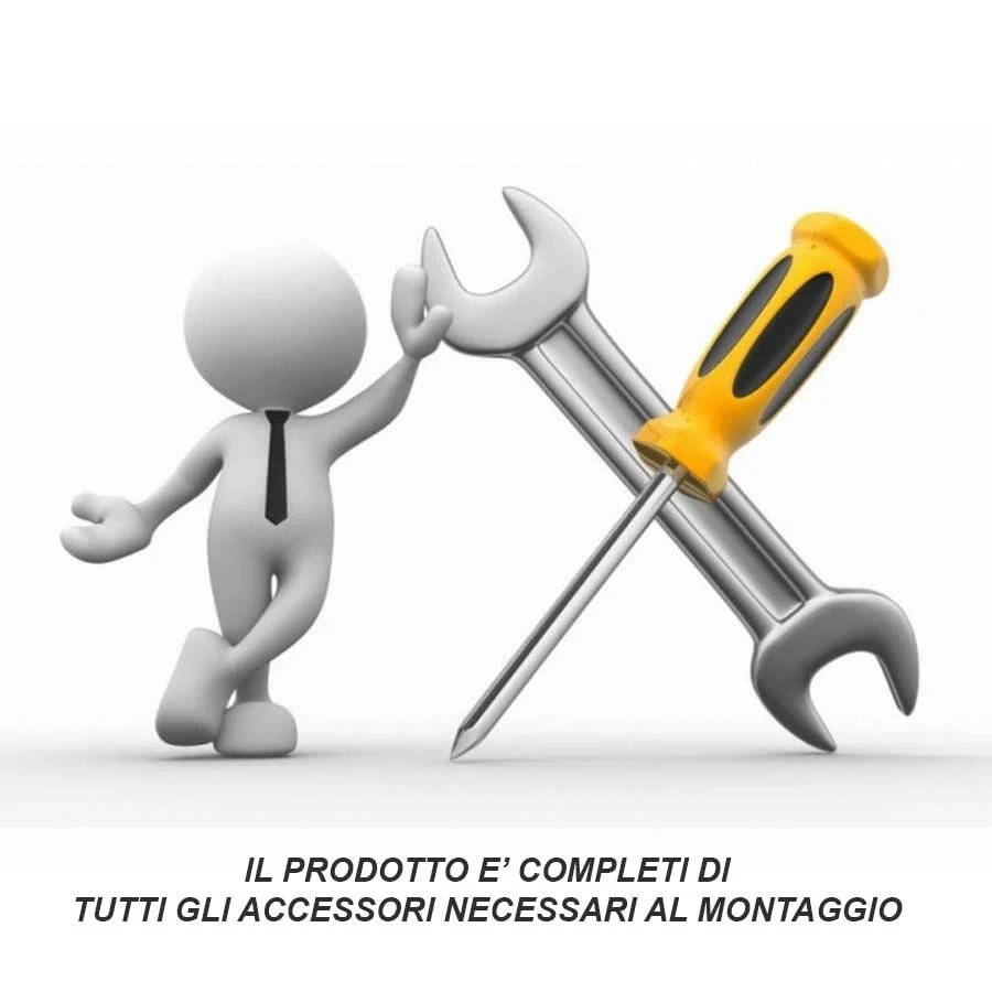 Rubinetto Miscelatore Monocomando per Lavabo Alto cromato con Piletta e Saltello collezione Hike di Argo Rubinetterie