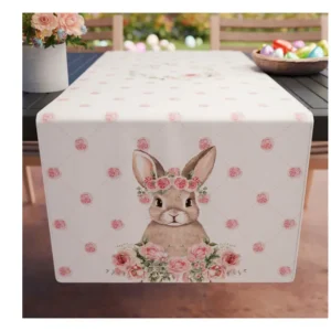 Runner pasquale microfibra Pink Rabbit misura 40x140