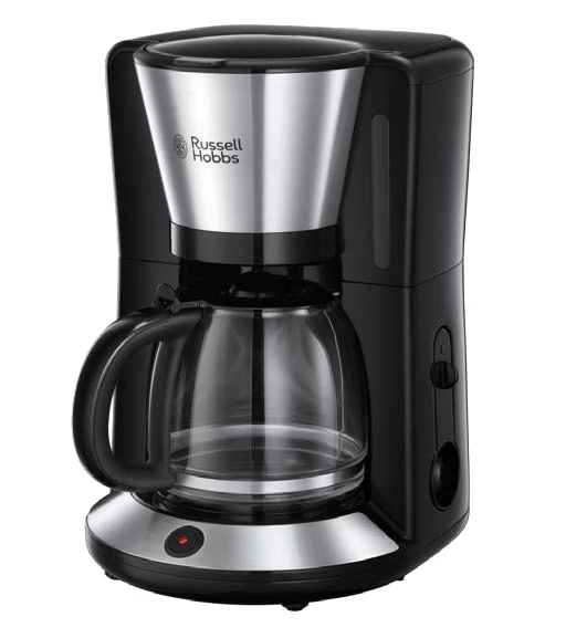 Russell Hobbs 24010-56 Macchina per caffè filtro – 10 tazze, 1,3 l, caraffa, funzione mantenimento caldo, argento