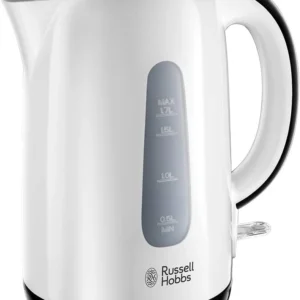Russell Hobbs Bollitore acqua Elettrico, 1.7 L, Filtro Anticalcare rimovibile e lavabile, resistenza nascosta, 2200 W, Pla...