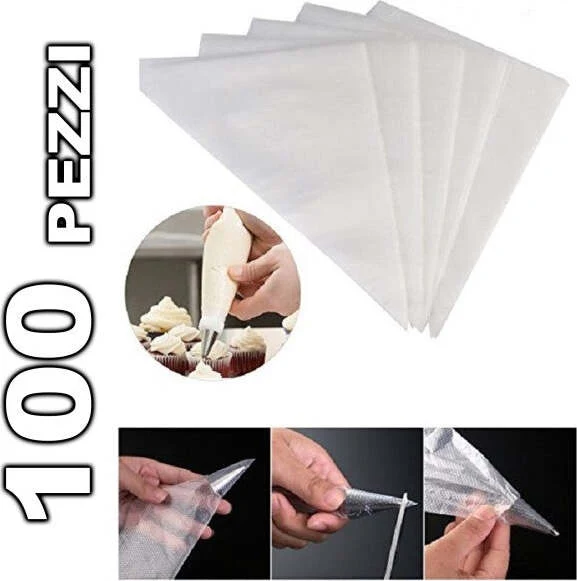 Saccapoche Usa E Getta Monouso Sacca Per Pasticcere Sac Poche Cake Design 26cm