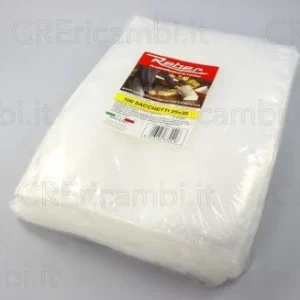 Sacchetti 25x35 cm, 100 pezzi, Sottovuoto e Cottura, Universali, Multistrato PA/PE