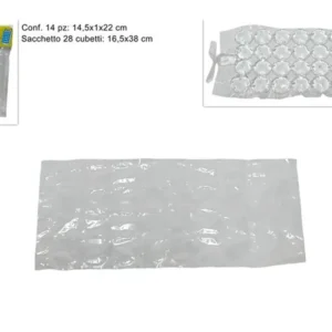 Sacchetti da 28 cubetti ghiaccio set da 12 pezzi