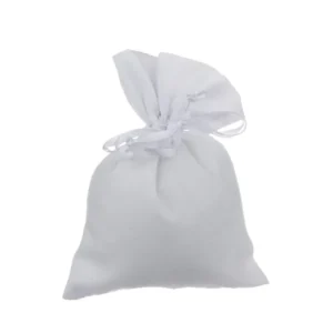 Sacchetto cotone 10x12 bianco