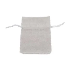 Sacchetto juta bianco 10x14cm 52489