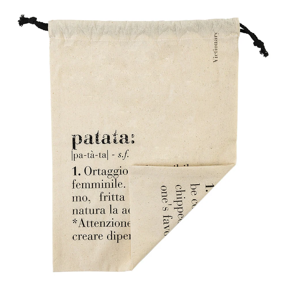 Sacchetto potato/patata 40x30 cm Cotone VdE Tivoli 1996 Beige