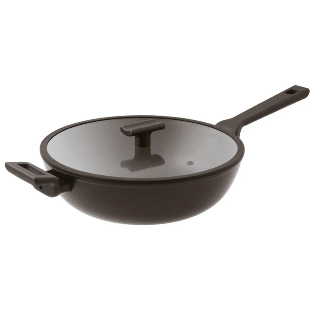 Sambonet Titan Pro Double Induction Wok 30 cm alluminio