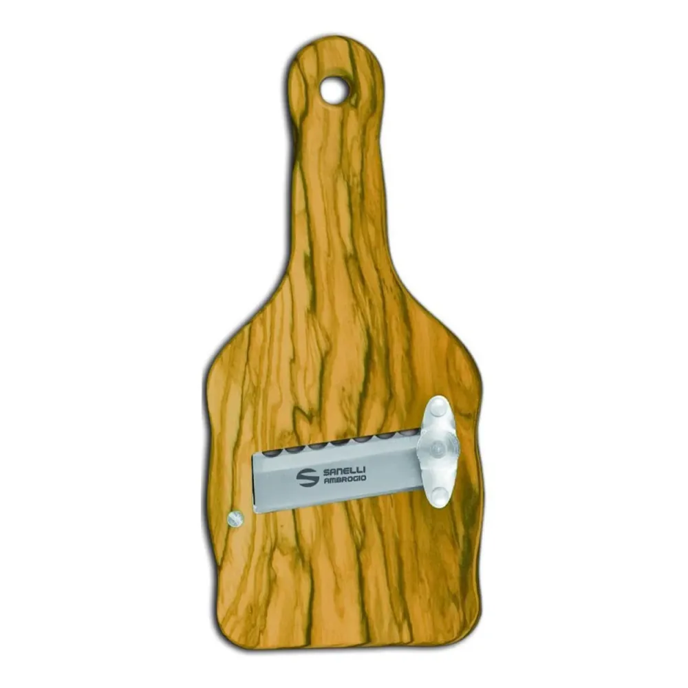 Sanelli Ambrogio Ulivo, Ambrogio Sanelli-Affettatartufi Legno Manico, Ergonomico ed Antiscivolo. Regolatore di qualità per...