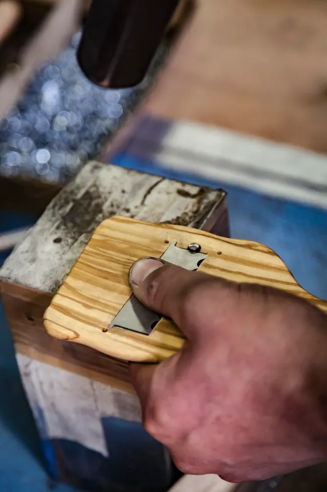Sanelli Ambrogio Ulivo, Ambrogio Sanelli-Affettatartufi Legno Manico, Ergonomico ed Antiscivolo. Regolatore di qualità per...