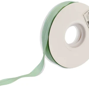 Satin arricciato verde salvia 15mmx50m