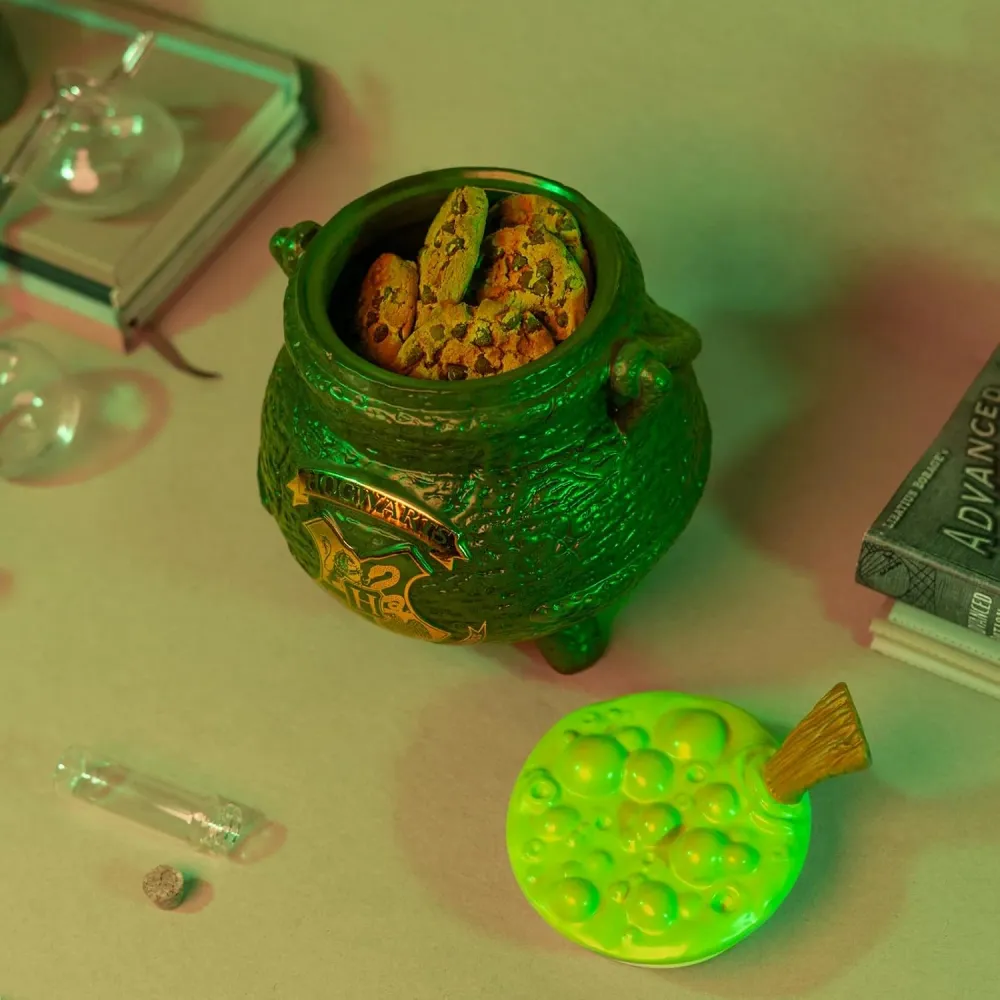 Scatola di biscotti con calderone gocciolante di Harry Potter