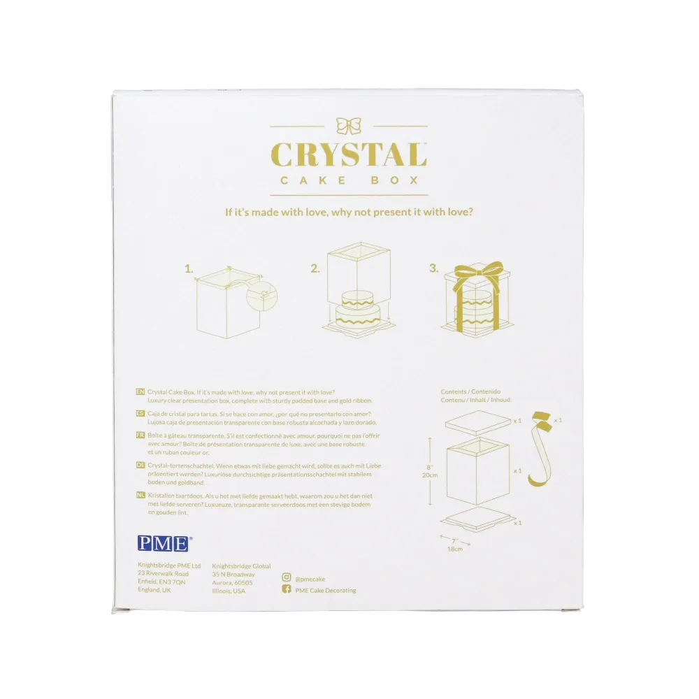 Scatola per torta - Crystal 15cm