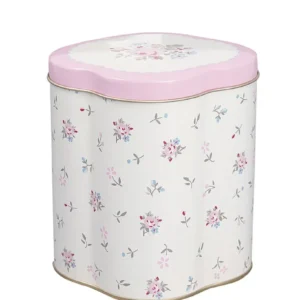 Scatola rotonda Junia bianca piccola Greengate