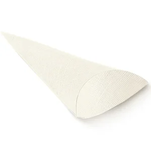 Scatola seta bianca cono bust.190 13927c
