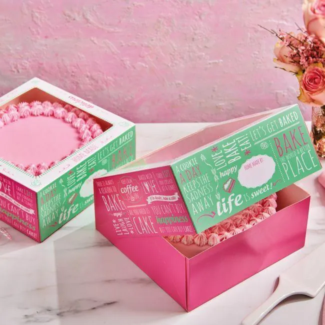 2 Scatole per Dolci - 21x21x9CM