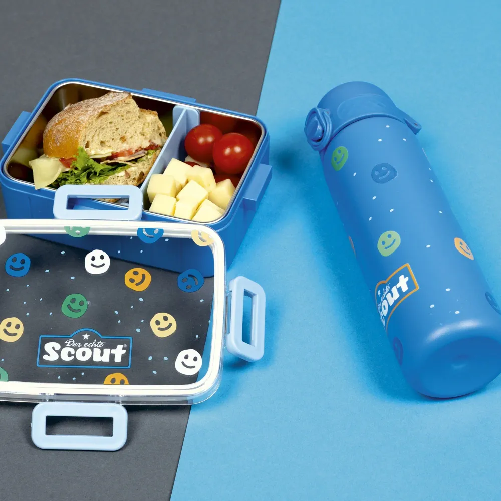 Scout Zubehör - Bottiglia d'acqua acciaio inox 500 ml (Smileys)