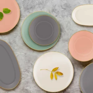 Il servizio ovale Mia Basic rosa salmone set da 2 - 1 x 14 x 29 cm. Selected Products - 871