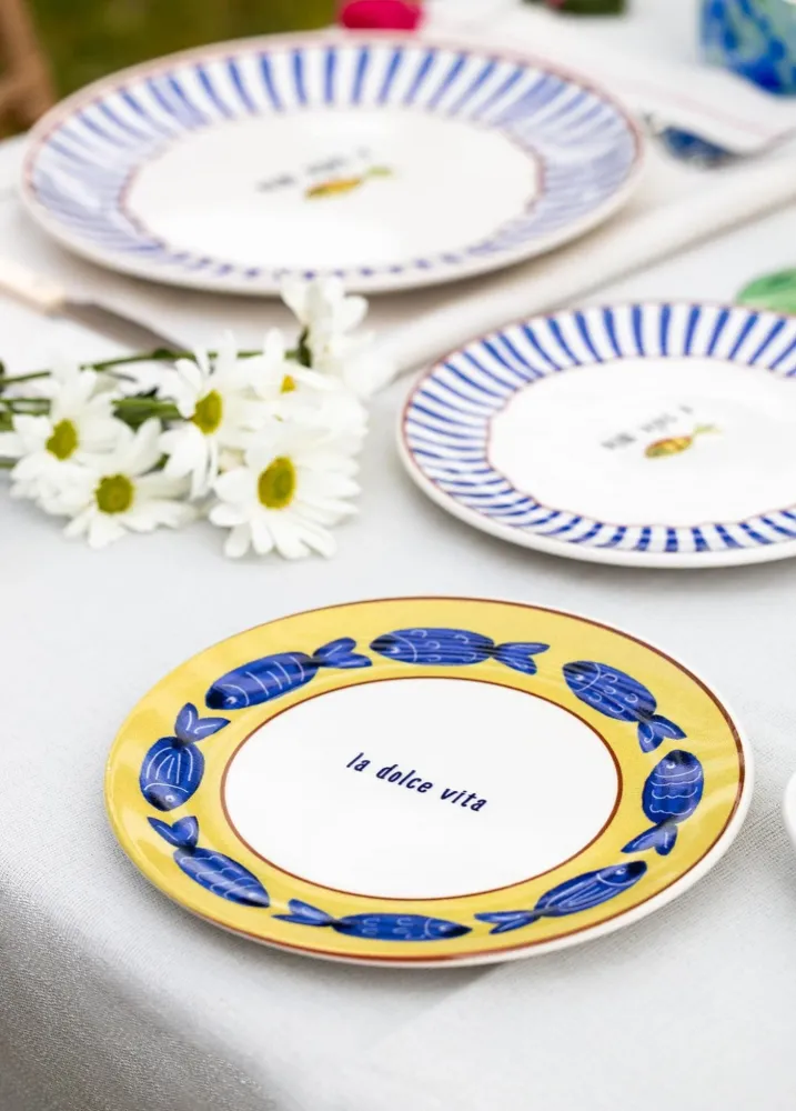 Il set di 6 piatti Mia Fish Cake da 19 cm Selected Products - 871