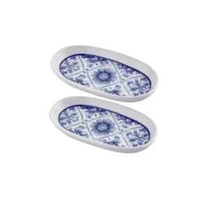 Il set da portata ovale Mia Odore Di Limone da 2 21 cm ODL0011 Selected Products - 871