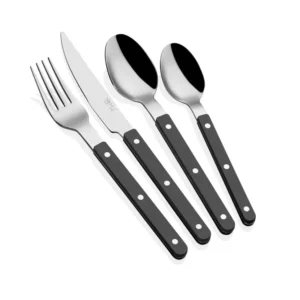 Il set di posate Mia Comida nero 24 pezzi Selected Products - 871