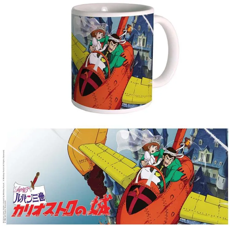 Semic - Tazza Lupin Iii Mug "Castle Cagliostro" Jigen Ceramica Da Caffè Tè