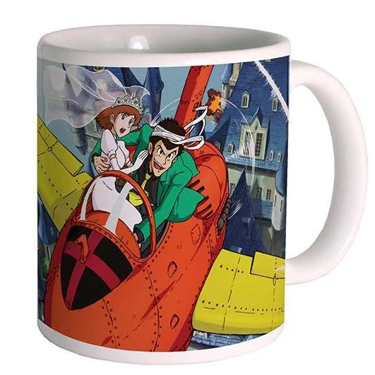 Semic - Tazza Lupin Iii Mug "Castle Cagliostro" Jigen Ceramica Da Caffè Tè