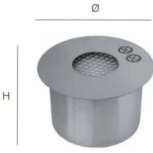 Serbatoio rotondo unico strato 1,5 litri bioserb15 Tecnoairsystem