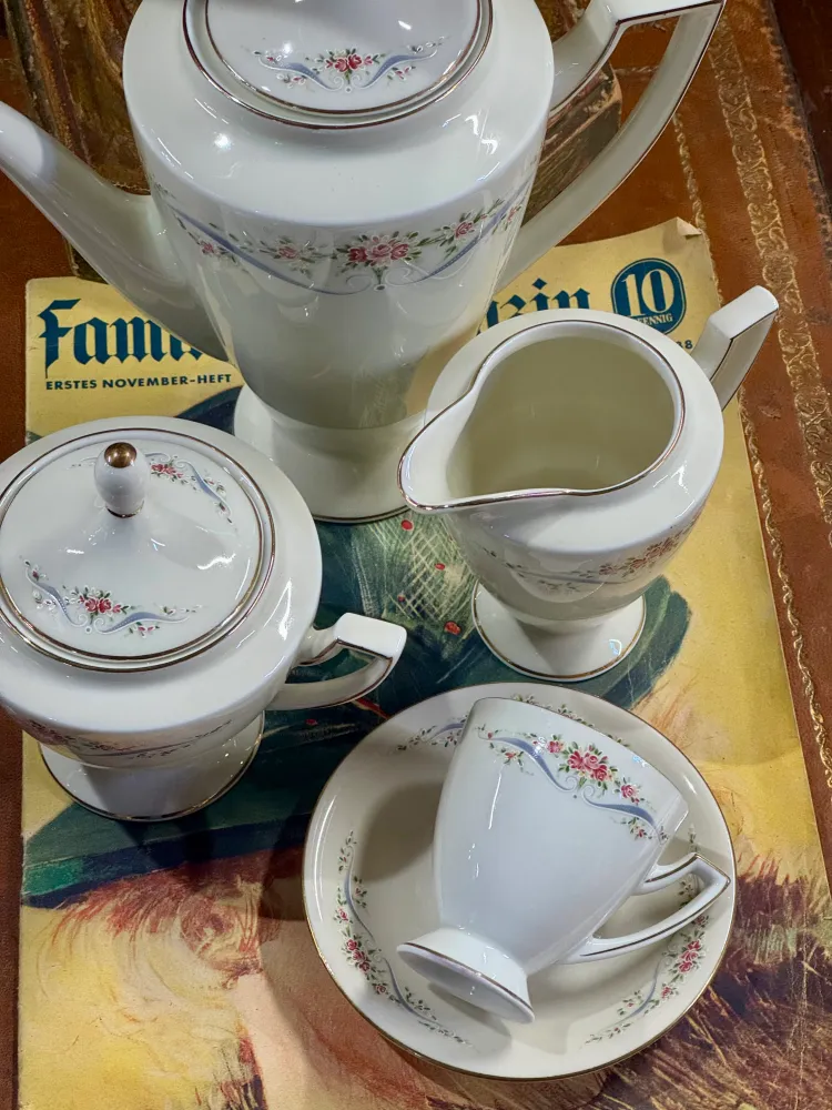 Servizio da caffè da 10 persone porcellana Bavaria PMR Jaeger & Co