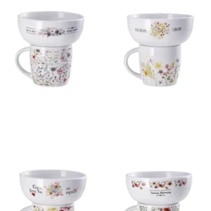 Servizio da colazione ceramica 2 pz | Rohome