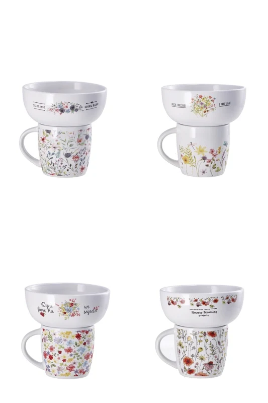 Servizio da colazione ceramica 2 pz | Rohome
