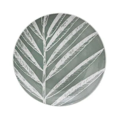 Servizio piatti 18pz porcellana verde salvia | rohome