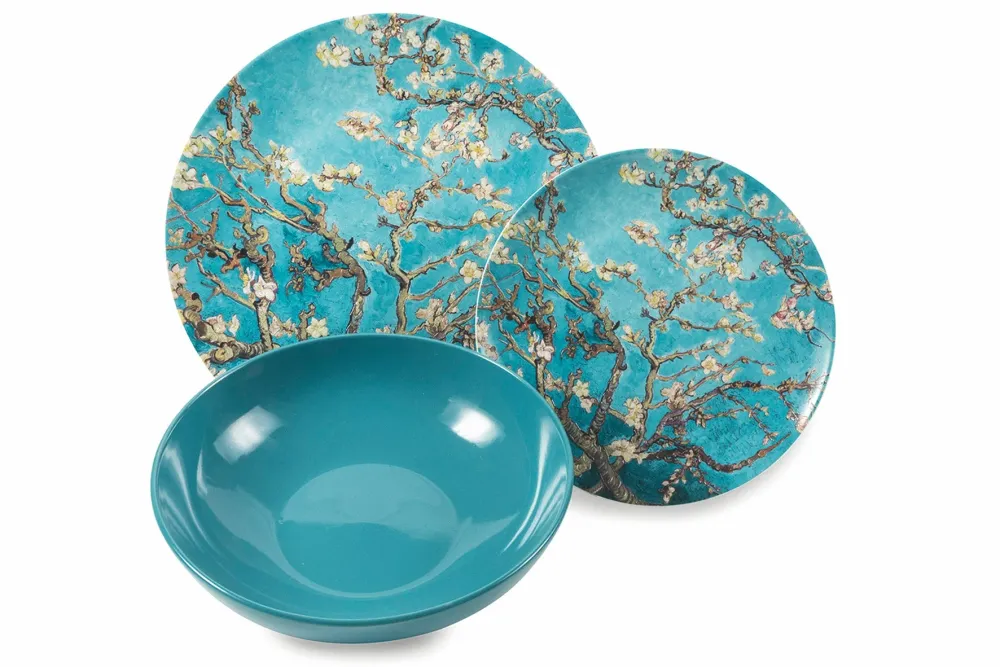 Servizio Piatti 18 Pezzi Gres e Porcellana 6 Posti Villa d'Este Home Tivoli Japanese Dream