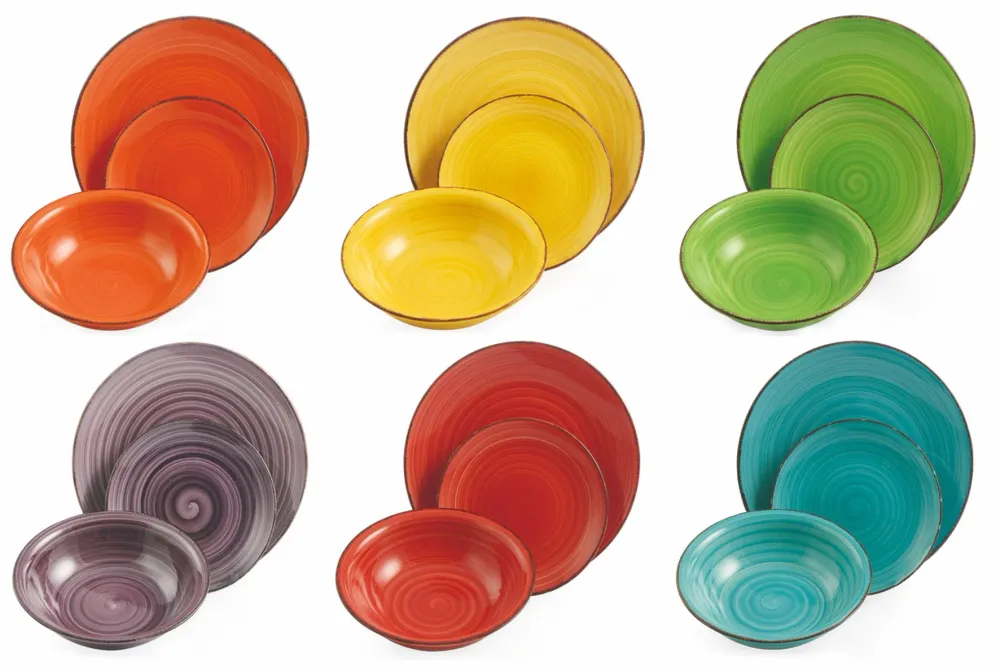 Servizio Piatti 18 Pezzi Stoneware Villa d'Este Home Tivoli Baita