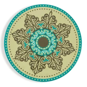 Servizio Piatti Piano 6 Pezzi Melammina Ø 35,4cm Villa d'Este Cala Jondal