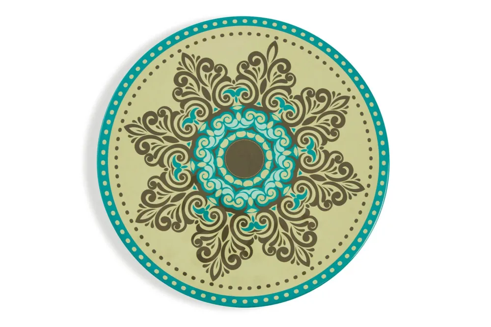 Servizio Piatti Piano 6 Pezzi Melammina Ø 35,4cm Villa d'Este Cala Jondal