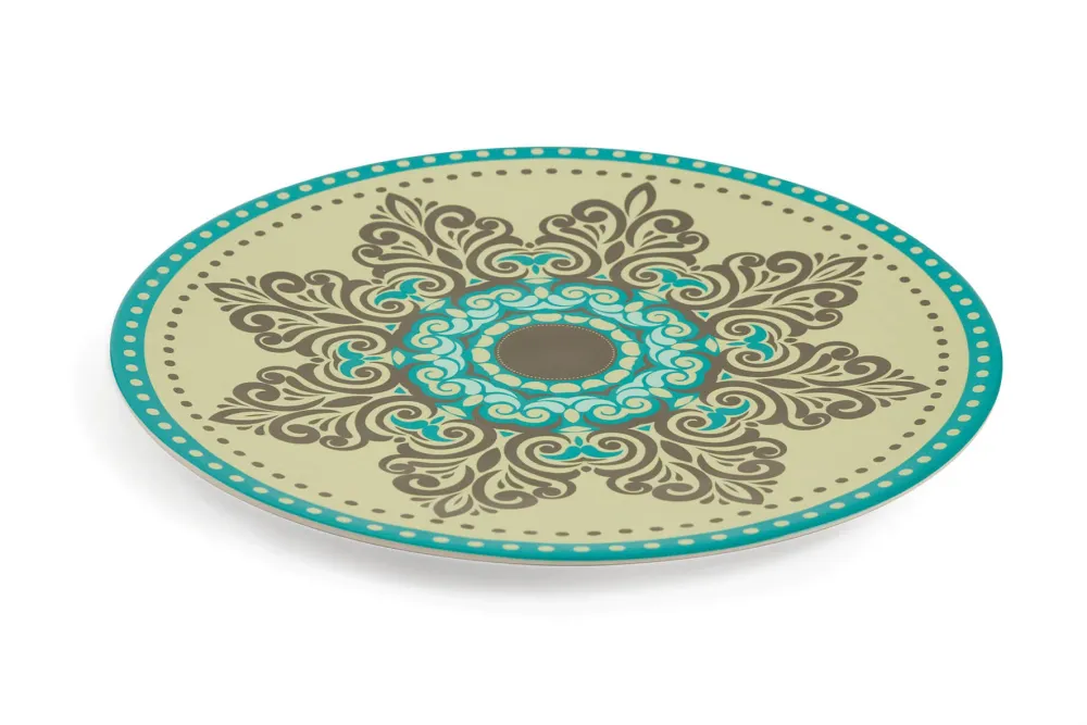 Servizio Piatti Piano 6 Pezzi Melammina Ø 35,4cm Villa d'Este Cala Jondal