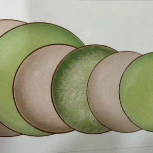 Servizio di Piatti da Tavola Stoneware Baltic Green dimo casa collection