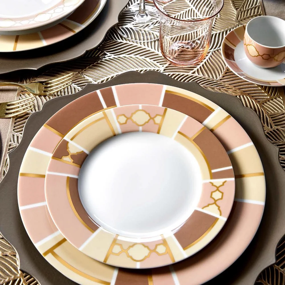 Servizio di Piatti+Caffè Per 6 Persone “Helena” 24 pz. Fade Maison