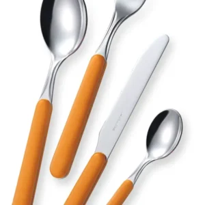Servizio Set di Posate 24 Pezzi Acciaio Eme Bonita Arancio 79