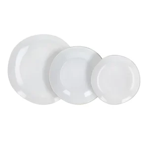Servizio tavola 18 pz Delphi filo oro