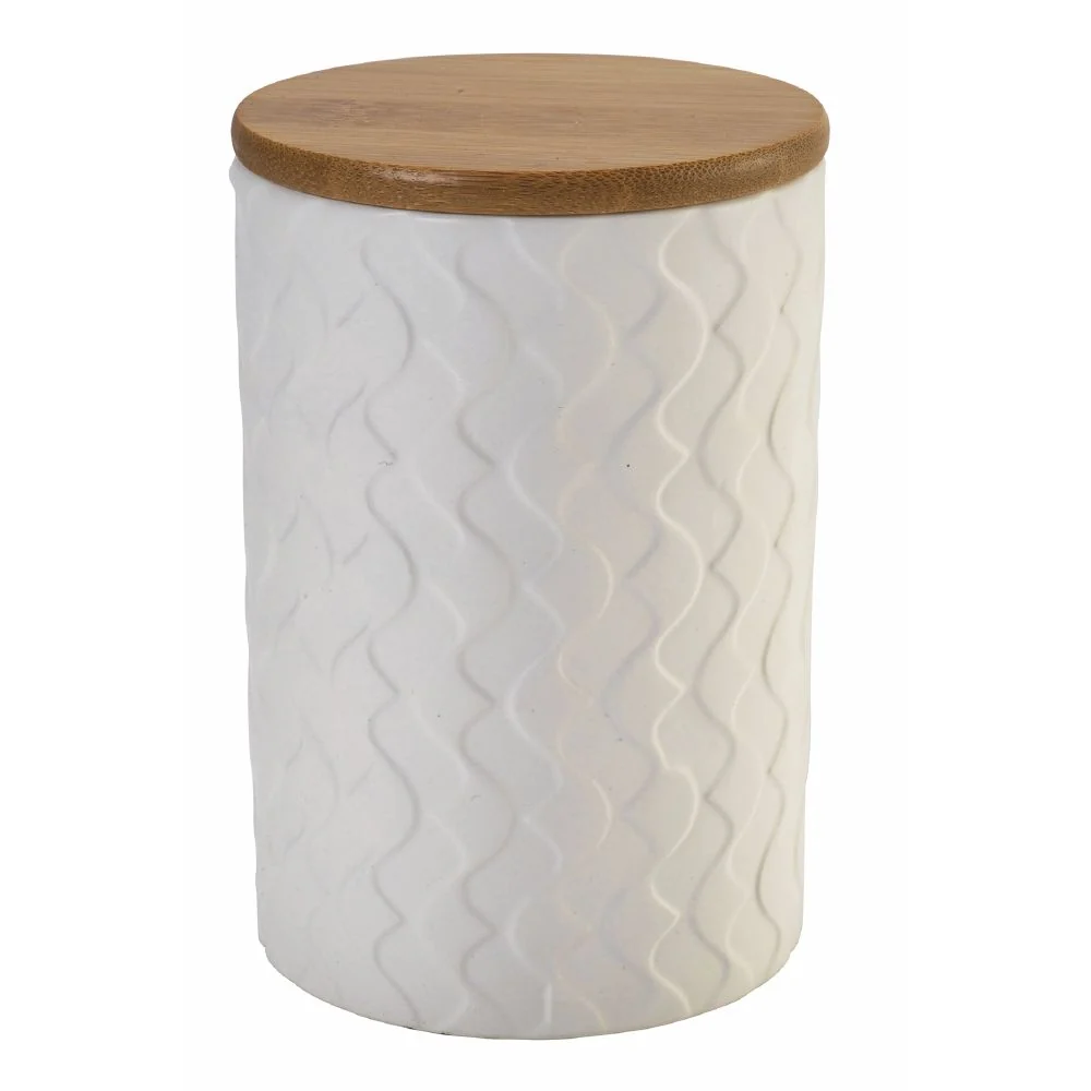 Set 3 Barattoli Ø10x15 cm 850 ml Ceramica VdE Tivoli 1996 Geometrie