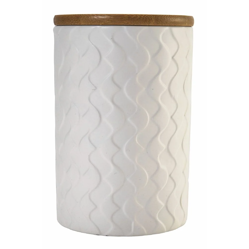 Set 3 Barattoli Ø10x15 cm 850 ml Ceramica VdE Tivoli 1996 Geometrie