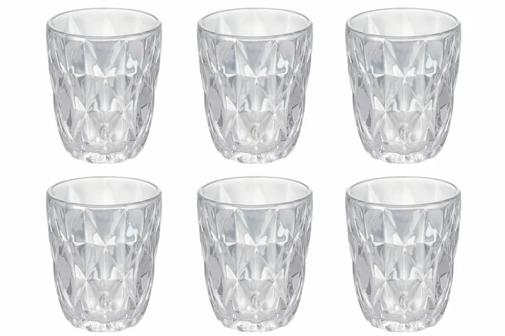 Set 6 Bicchieri Acqua Vetro 260 ml Villa d'Este Home Tivoli Renaissance