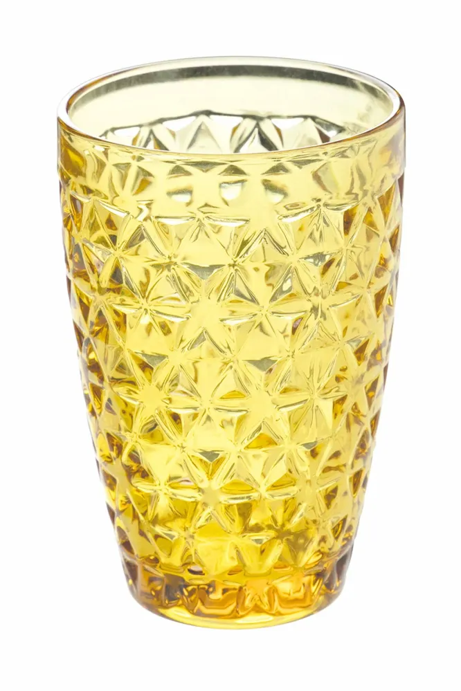 Set 6 Bicchieri Bibita Vetro 380 ml Villa d'Este Home Tivoli Geometrie