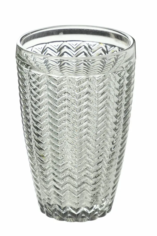 Set 6 Bicchieri Bibita Vetro 380 ml Villa d'Este Home Tivoli Geometrie
