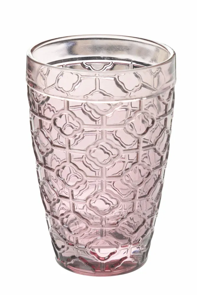 Set 6 Bicchieri Bibita Vetro 380 ml Villa d'Este Home Tivoli Geometrie