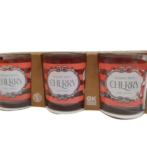 SET 3 BICCHIERI LINDA 220 ml - CHERRY